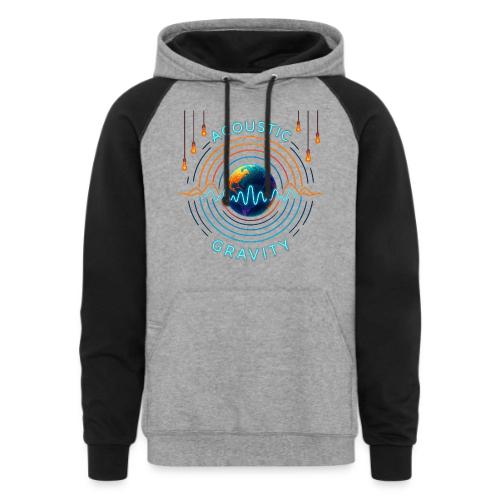Acoustic Gravity Earth - Unisex Colorblock Hoodie