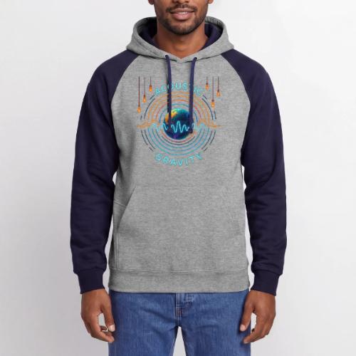 Acoustic Gravity Earth - Unisex Colorblock Hoodie