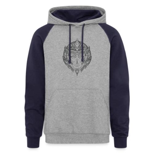 DemBoyz Logomark (Black Edition) - Unisex Colorblock Hoodie