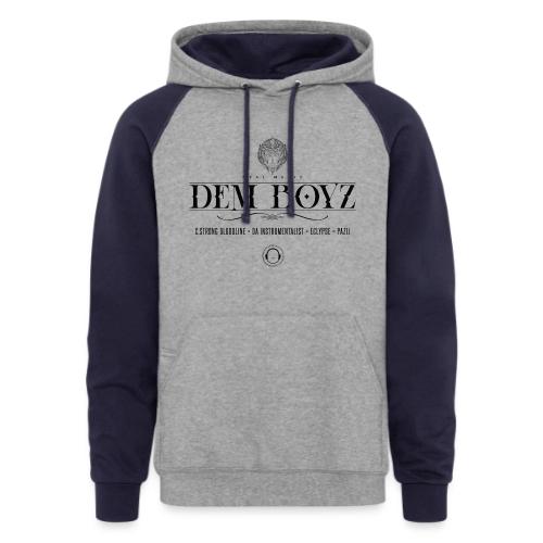 DemBoyz Roll Call (Black Edition) - Unisex Colorblock Hoodie