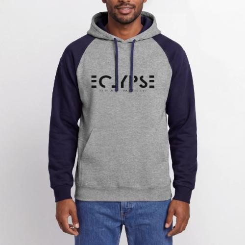 Eclypse Black Logo - Unisex Colorblock Hoodie
