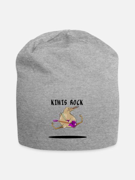 Kiwis Rock - Jersey Beanie - heather gray