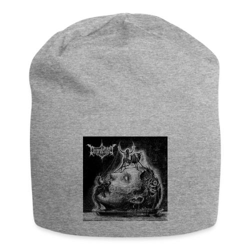 Decorpsetated - Human Words album cover, black - Jersey Beanie