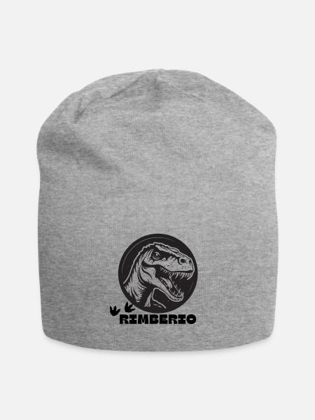 Tyranno Silhouette Circle - Jersey Beanie - heather gray