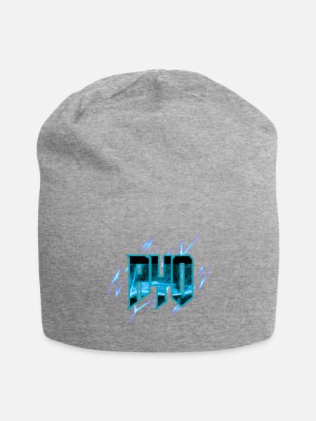 WYO Neon Thunder - Jersey Beanie - heather gray - Front