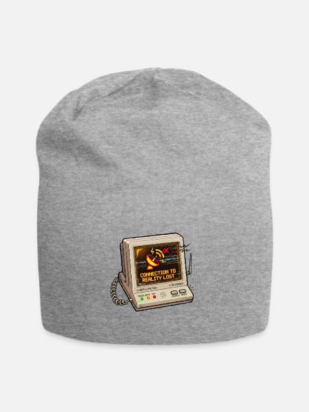 Retro Console Reality Lost - Jersey Beanie - heather gray