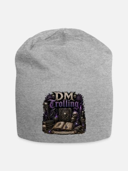 RPG Tabletop Necro - Jersey Beanie - heather gray - Front