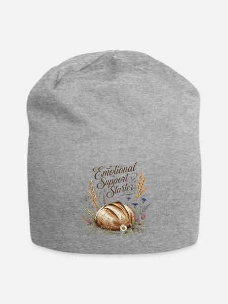 Emotional Sourdough Starter - Jersey Beanie - heather gray