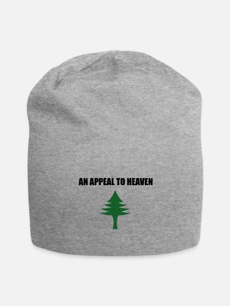 An Appeal to Heaven Flag,the Pine Tree Flag - Jersey Beanie - heather gray - Front