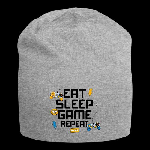 Eat Sleep Game Repeat! - Jersey Beanie