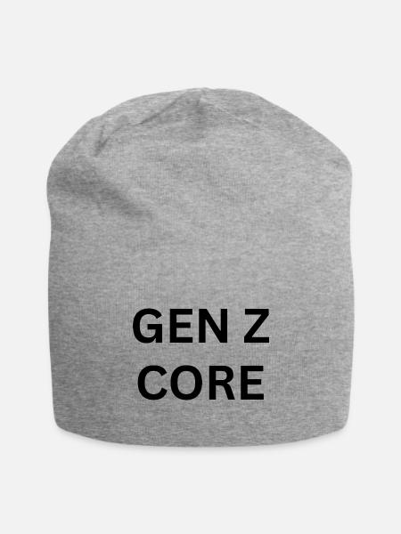GEN Z CORE - Jersey Beanie - heather gray - Front