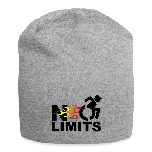 There are no limits when you're in a wheelchair - Jersey Beanie