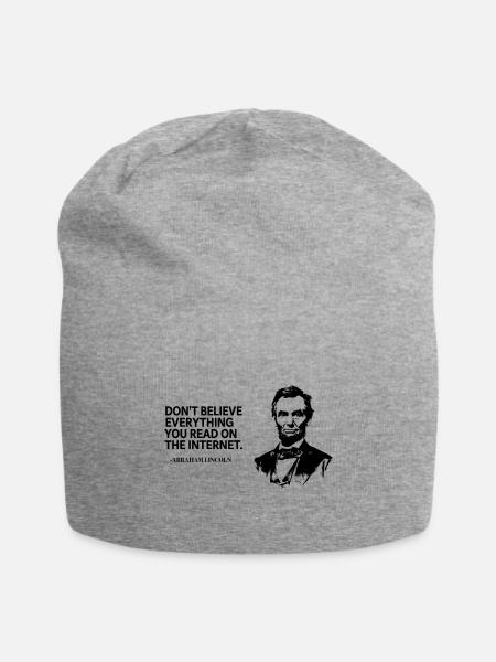 Noir Line Portrait: Rugged Male - Jersey Beanie - heather gray - Front