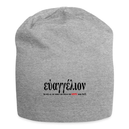 The Greek word translated gospel - Jersey Beanie