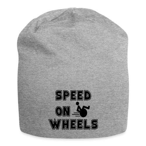 Speed on wheels for real fast wheelchair users - Jersey Beanie