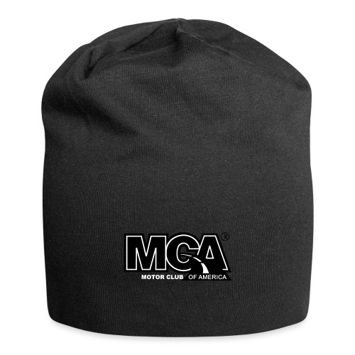MCA Logo WBG Transparent BLACK TITLEfw fw png - Jersey Beanie