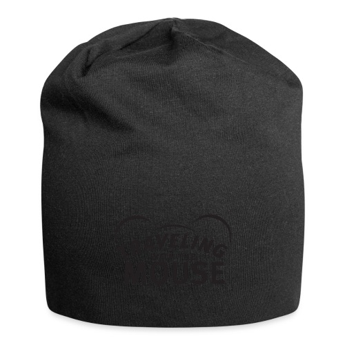 TravelingWithTheMouse logo transparent blk LG Crop - Jersey Beanie