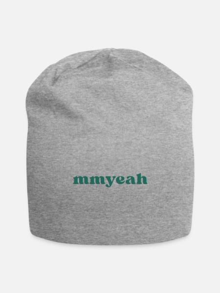 MMYEAH FUNNY SAYING - Jersey Beanie - heather gray