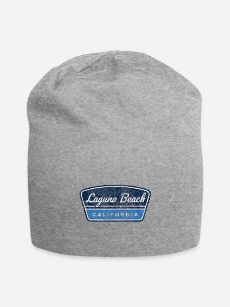 Laguna Beach Vintage Sign - Jersey Beanie - heather gray