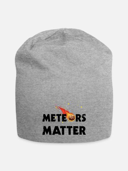 Meteors Matter - Jersey Beanie - heather gray - Front
