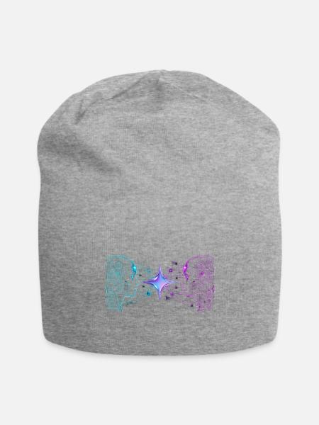 Twin Circuit Minds - Jersey Beanie - heather gray - Front