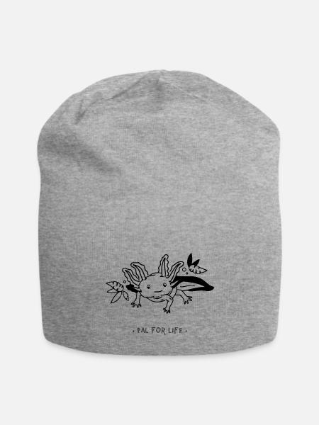 Axolotl Non BinaryPalForLife - Jersey Beanie - heather gray