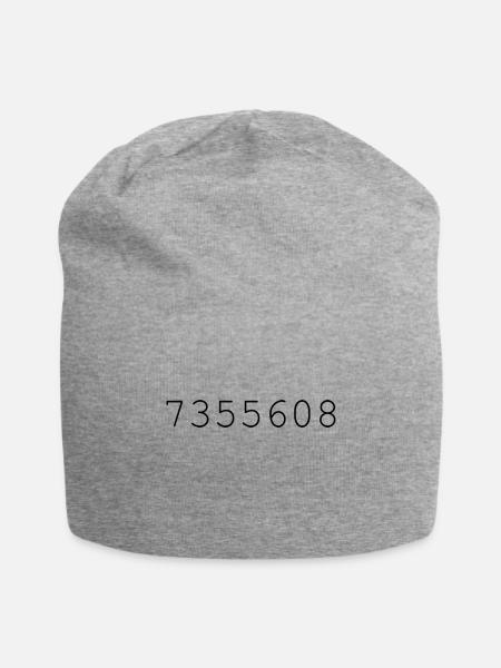 7355608 - Jersey Beanie - heather gray - Front