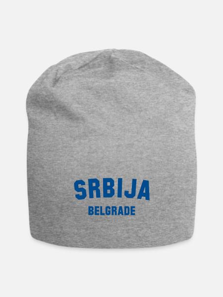 BELGRADE Srbija Serbia - Jersey Beanie - heather gray