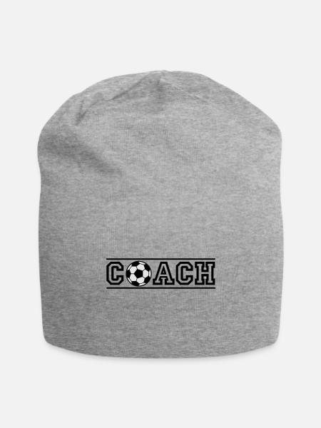 Soccer Coach - Jersey Beanie - heather gray