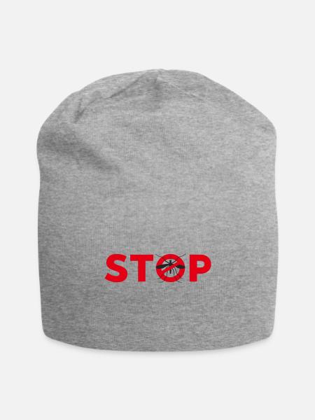 stop mosquito -Exterminator Don't Bug Me - Jersey Beanie - heather gray - Front