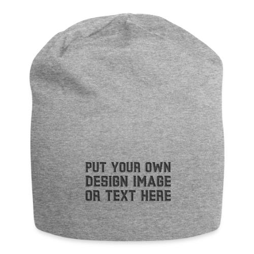 Make your apparel with your design, image and text - Jersey Beanie