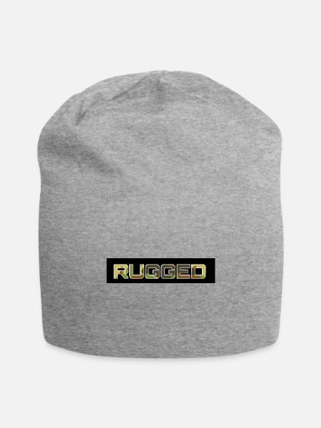 Rugged - Jersey Beanie - heather gray - Front