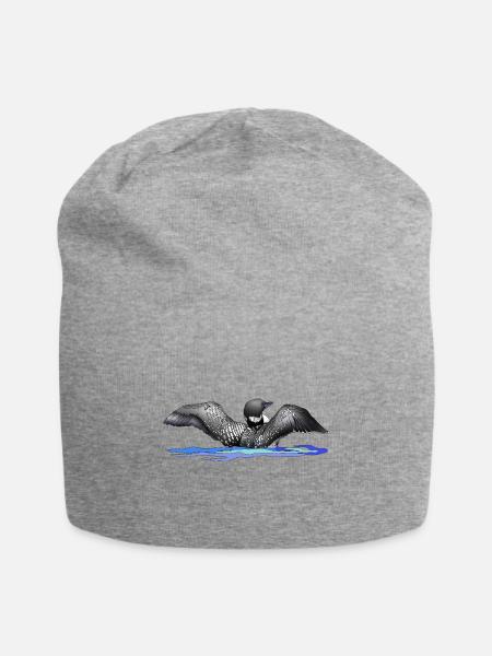 Spreading Wings - Jersey Beanie - heather gray