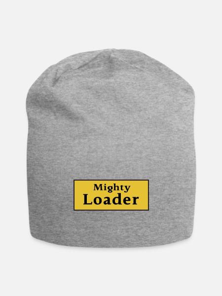 Mighty Load er Truck girl cute green - Jersey Beanie - heather gray