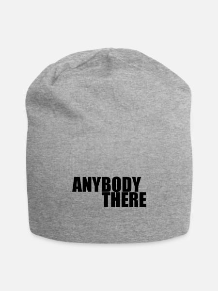 ANYBODY THERE - Jersey Beanie - heather gray