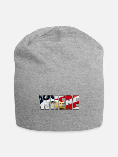 Where - Jersey Beanie - heather gray