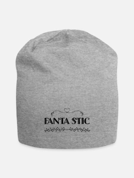 FANTASTIC - FANTA STIC - Cool New Design for POD 1 - Jersey Beanie - heather gray - Front