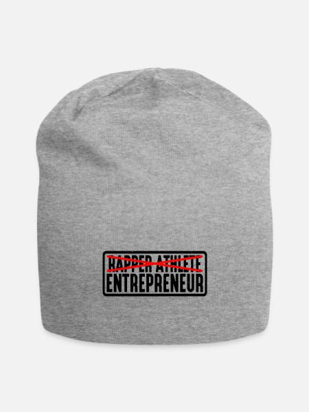 Rapper Athlete Entrepreneur 23 - Jersey Beanie - heather gray - Front