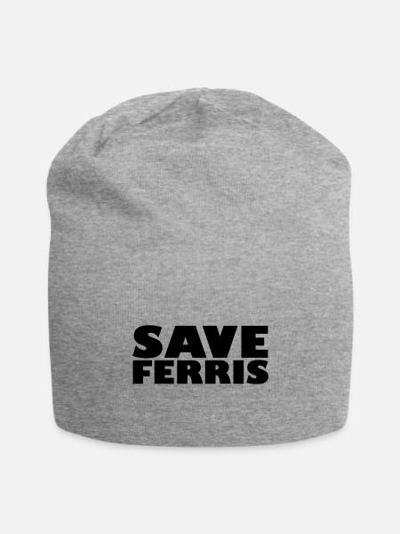 Save Ferris 70s - Jersey Beanie - heather gray - Front