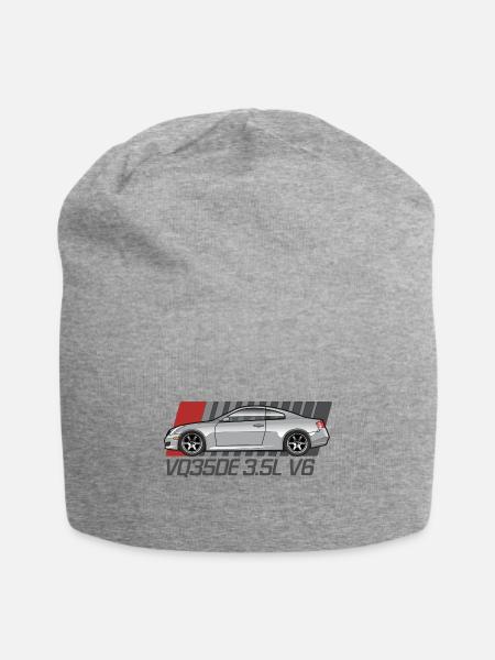 Silver Gray Car - Jersey Beanie - heather gray - Front