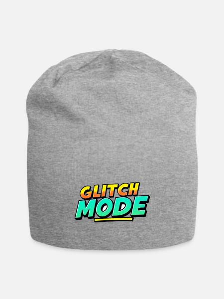 Glitch Mode - Jersey Beanie - heather gray - Front