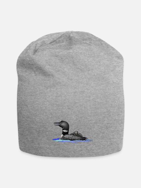 Calling Loon - Jersey Beanie - heather gray