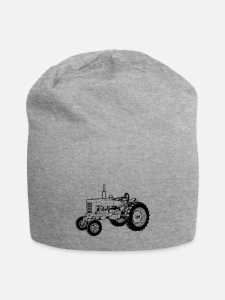 tractor - Jersey Beanie - heather gray
