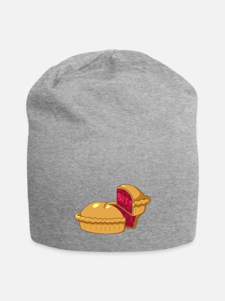 Slice Of Pie - Jersey Beanie - heather gray - Front