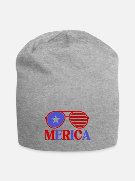 merica - Jersey Beanie - heather gray