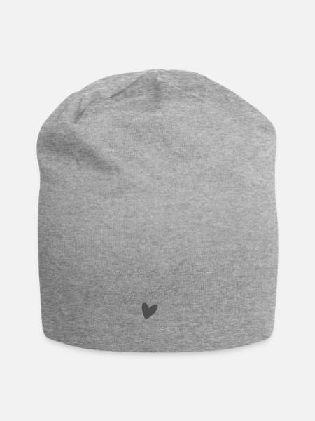 make with - Jersey Beanie - heather gray - Front
