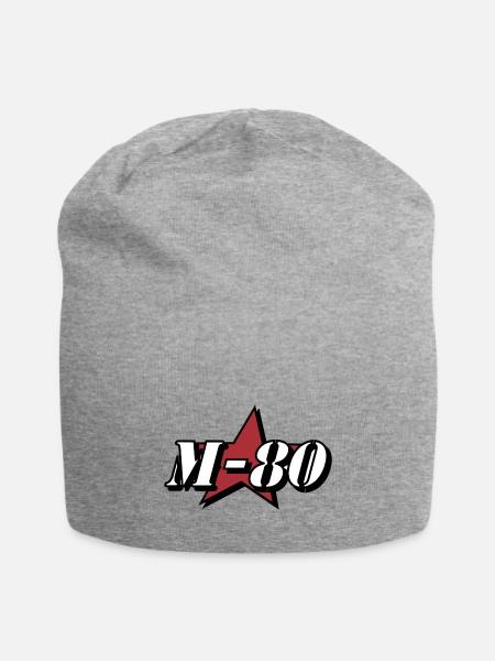 M-80 Star Logo Punk Band Shirt M-80 Punk Band - Jersey Beanie - heather gray - Front
