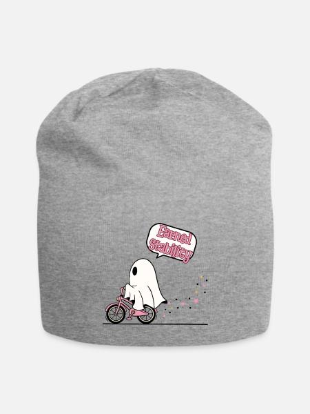 Earned Stability – Emotional Balance & Quiet Growt - Jersey Beanie - heather gray - Front