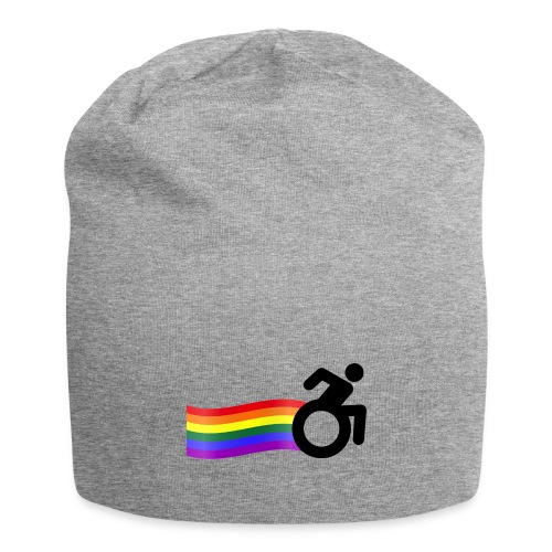 Rainbow wheelchair - Jersey Beanie