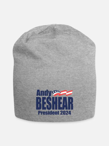 Andy Beshear 2024 vintage cool - Jersey Beanie - heather gray